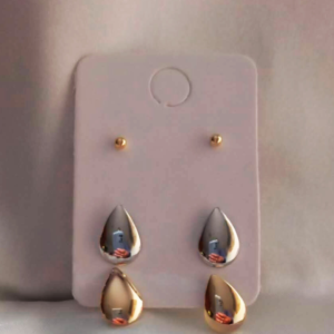 Brinco Trio de Gota