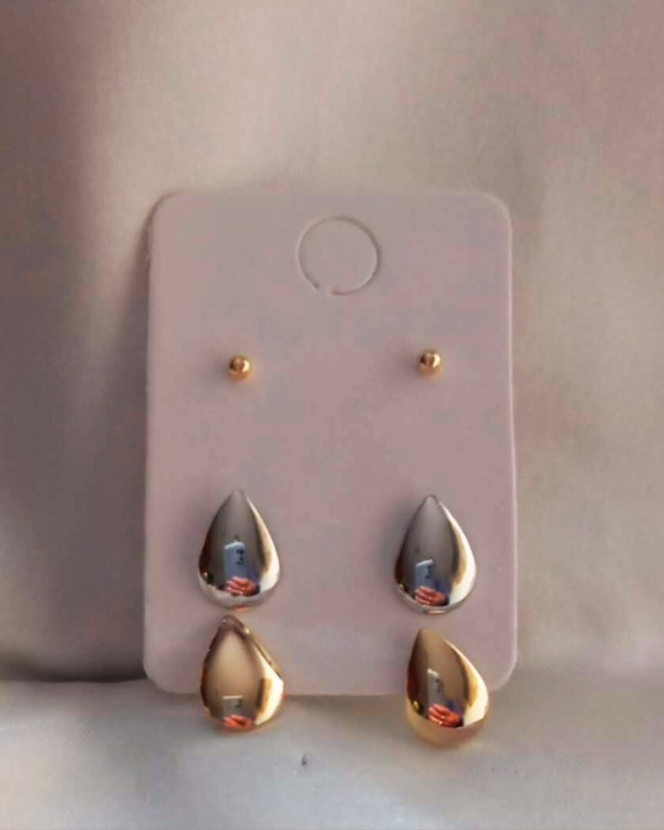 Brinco Trio de Gota